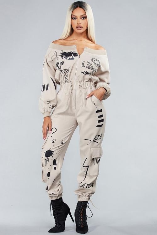 JUMPSUIT ART PARTY CARGO