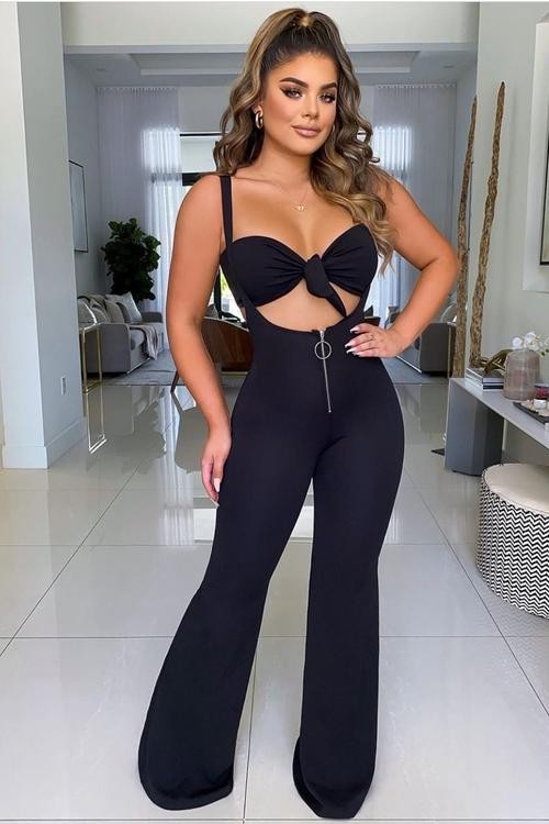 JUMPSUIT OVERALL MARISOL NEGRO