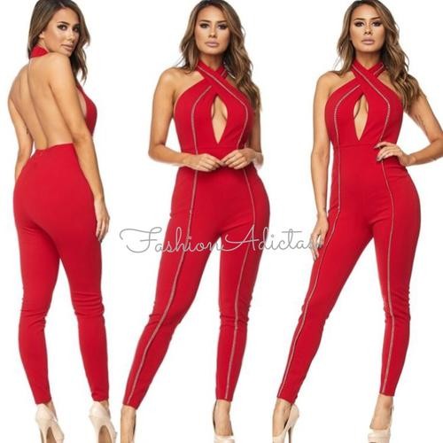 JUMPSUIT ROJO CADENA