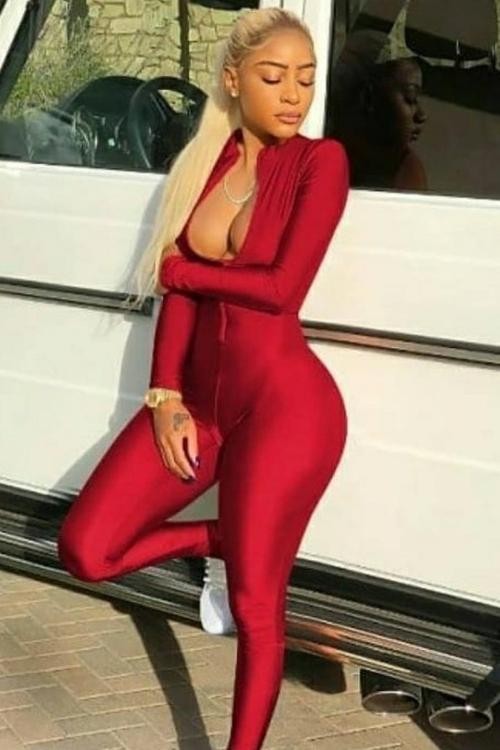 JUMPSUIT SPORT VINO