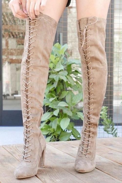 MAXI BOTA CAFE GAMUZA