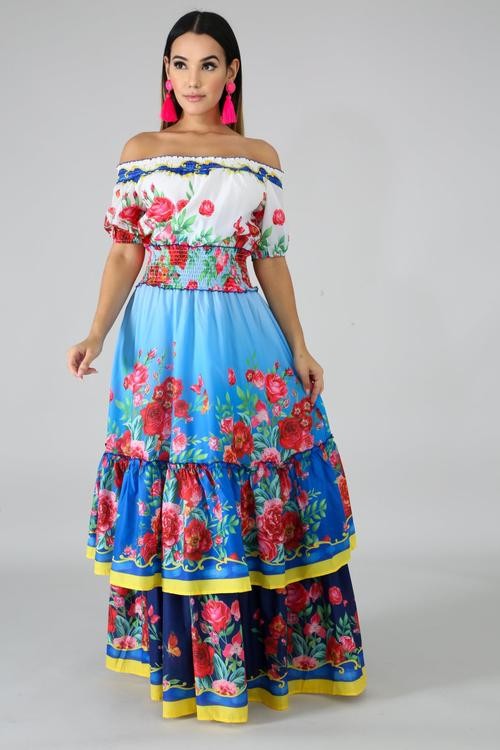 MAXI VESTIDO ANITA FLORAL