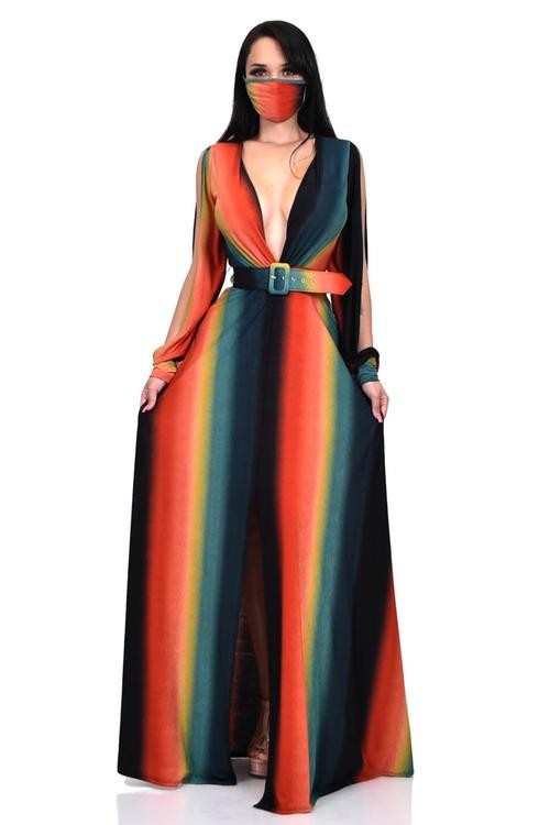 MAXI VESTIDO DEGRADADO