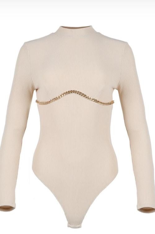PANTIBLUSA BEIGE CADENAS