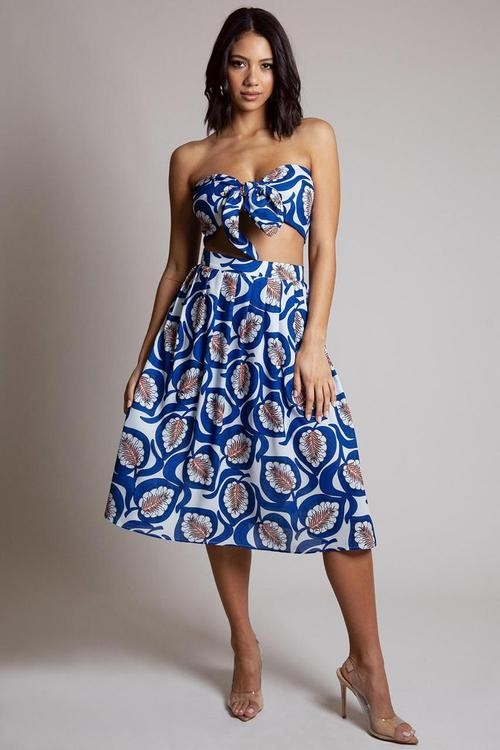 SET DALIA HOJAS AZUL