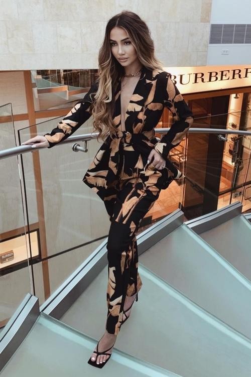 SET TRAJE BLAZER IRATI FLORAL