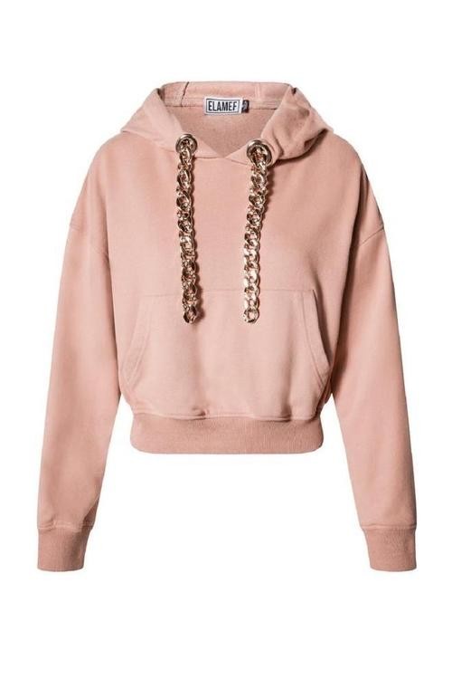 SUDADERA CHAIN ROSA