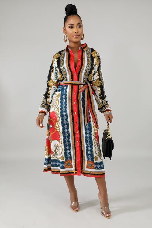 VESTDO MIDI CAMISERO ISABEL
